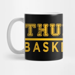 Awesome Basketball Thunder Proud Name Vintage Beautiful Team Mug